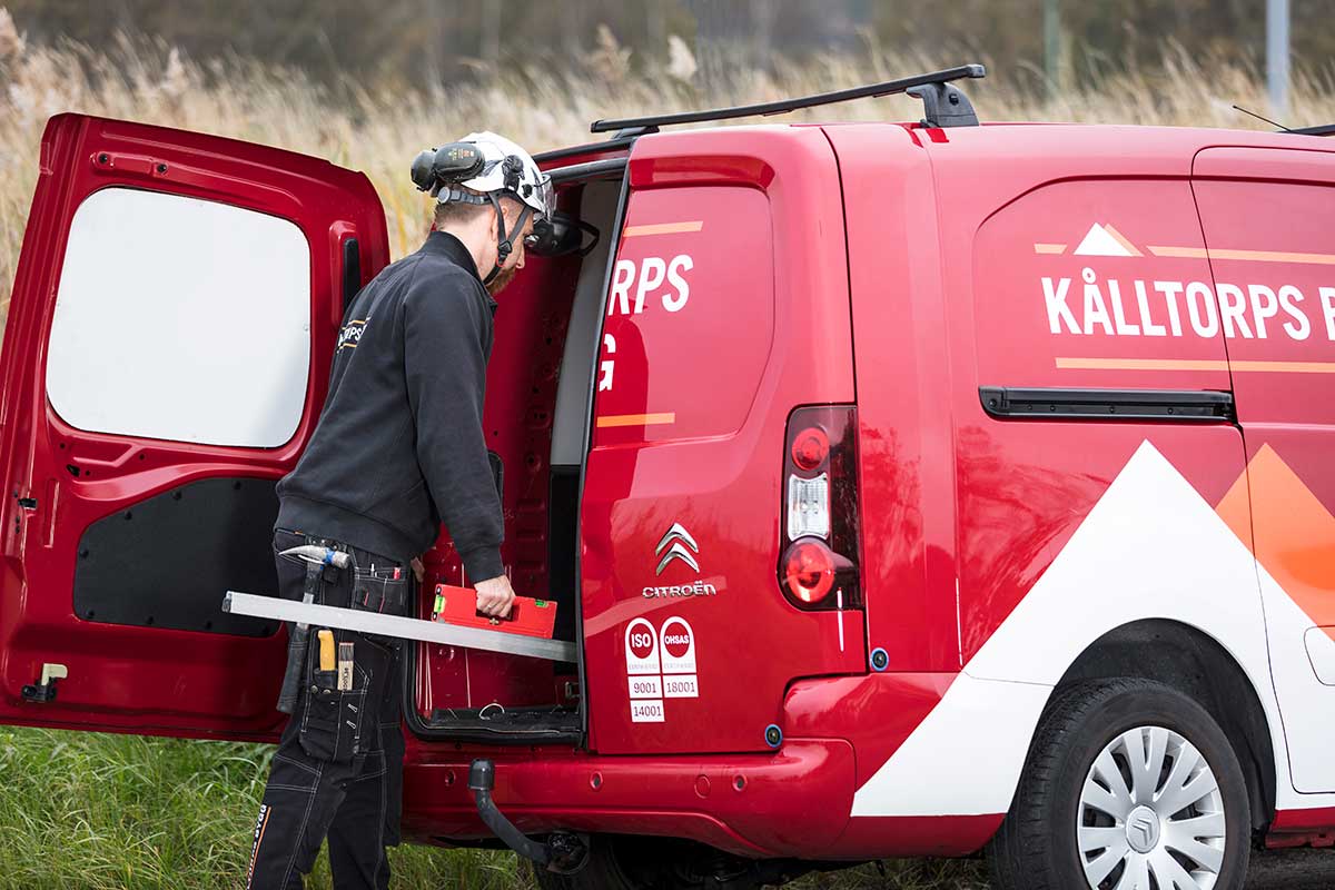Kålltorps Bygg tjänstebil